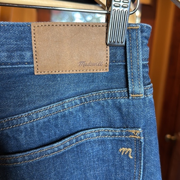 NWT Madewell Baggy Straight Jeans in Dark Worn Indigo Wash Size 27 - Picture 7 of 15